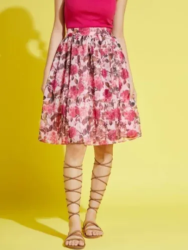 203 ALLOVER P ΦΟΥΣΤΑ ΠΑΙΔΙΚΟ GIRL.FLOWER BOUQUET ALLOVER.ΠΑΙΔΙΚΟ GIRL